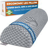 Almohada de rodilla 5 STARS UNITED para dormir de espaldas con soporte cómodo