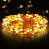 Ariceleo luces fada de cobre de 16 pies iluminan con brillo cálido para interiores.
