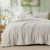 Bedsure edredón esponjoso para cama reina con tacto suave y cálido