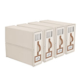 BigPonPon caja organizadora plegable con ventana para sábanas, facilita ver el contenido.