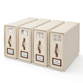 BigPonPon organizador con ventana para sábanas Cal King facilita identificar sábanas sin buscar