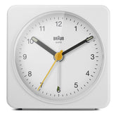 Braun reloj despertador analógico frontal para lectura rápida al despertar