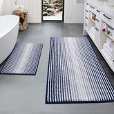 BSICPRO alfombra baño 20x47, textura suave y absorbente para pies cómodos.