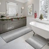 BSICPRO conjunto de alfombras baño chenille gruesas para mayor comodidad