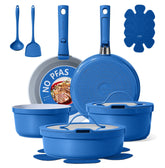 CAROTE Malta Blue sartén desmontable con mango para cocina ordenada