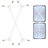 Consss correas para sábanas con clip de metal muestran ajuste seguro en las esquinas