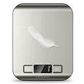 CROWNFUL balanza de cocina vista superior con pantalla clara.