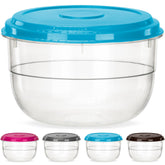 DecorRack contenedor grande con tapa hermética para almacenamiento seguro de alimentos