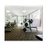 Espejo frontal Delma Home Gym de 54x28 pulgadas para ver movimientos con claridad.