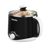 DEZIN olla eléctrica con capacidad 1,6 L para ramen y desayunos rápidos.