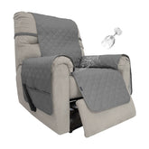 Funda Easy-Going para sofá reclinable impermeable y gris, protección diaria