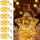 Fairdeer luces de hadas 7 pies con 20 diodos para decoración navideña cálida.