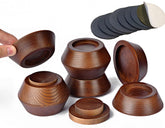 Elevadores FASONLA de muebles, juego de 8, altura inicial de 1 pulgada para elevar muebles con estabilidad.