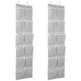 El organizador GOMAJI con 12 bolsillos para zapatos, facilita el orden.