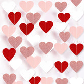 HALOGATE guirnalda de corazones brillantes para decorar fiestas festivas