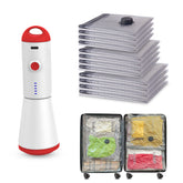 Bolsas de vacío HOMOH para viaje con bomba USB integrada, compacto para maleta.