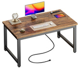 Huuger escritorio 48x24 con tomas y USB-C para carga cómoda