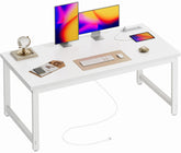 Huuger escritorio 55x24 con superficie gruesa para estabilidad