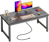 Huuger escritorio 55x24 con tablero grueso, estabilidad para largas jornadas.