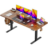 Huuger escritorio 63x28 ofrece amplia superficie para multitarea eficiente.