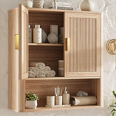 INNOD armario baño pared estante ajustable para cosméticos