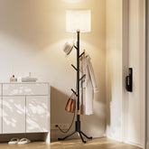 INNOD percha de pie con luz integrada ofrece iluminación suave y ahorro de espacio