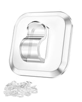 ispneay 50 mini ganchos para luces: clips transparentes fijan tiras sin dañar paredes.