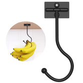 Colgador Josmimic para bananas bajo armario, plegable para ahorro de espacio.