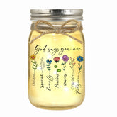 JoycuFF jarrón con LED iluminando discretamente el escritorio con ambiente cálido