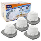 KEEPOW filtros Featherweight, cuatro-pack, compatibles con Bissell para filtración eficaz en el hogar.