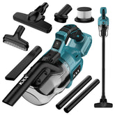 Aspiradora KXX inalámbrica con Makita 18V, limpieza rápida y portátil