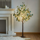 Árbol iluminado LITBLOOM de 4 pies con luces LED para ambiente cálido.