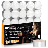 MAQIHAN vela votiva blanca para decoración ambiental suave.