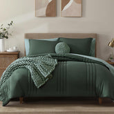 Edredón Queen Monbix 7 piezas Bosque Profundo, confort todo el año