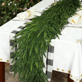 MSMUH guirnalda navidad realista densa 6ft para decorar pasamanos