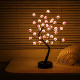 Nakolulu árbol cerezo 18 pulgadas, pétalos cristal para iluminación suave en dormitorio.