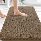 Alfombra OLANLY chenille suave para pies cómodos y cálidos