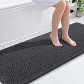 OLANLY alfombrilla de baño 70x24 cm: vista frontal, suave y absorbente.