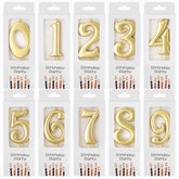 PHD CAKE velas números doradas 0-9 en pastel para celebrar