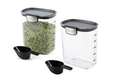Contenedor Progressive ProKeeper+ para granos 2,5 qt mantiene arroz y legumbres frescos.