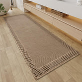 RESARE alfombra gofre con borlas para baño, absorbe la humedad de pies mojados.