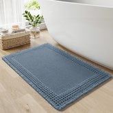 Alfombra RESARE waffle absorbente ideal para pies mojados tras la ducha.