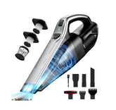 Aspiradora SAKOLD mano 6-en-1 lista para limpiar rincones difíciles.