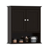 Armario de baño Spirich con puertas dobles para almacenamiento y estilo