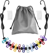 Tekeviss línea secado ropa desplegable de 4-6 pies para secado eficiente en casa