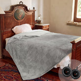 Texciting edredón eléctrico reina 84x90, fibra coral ultra suave para calor cómodo