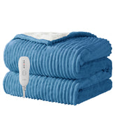 Texciting manta eléctrica 50x60 azul: calor envolvente para noches frías.