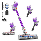 Vaconly aspiradora sin cable con 40KPa de succión, ideal para polvo y pelos.