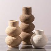 Jarrones Vanselia tres piezas en sala, centro de mesa versátil para varios estilos