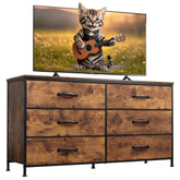 WLIVE comoda grande con soporte para TV, ideal para televisores de 50-60 pulgadas.